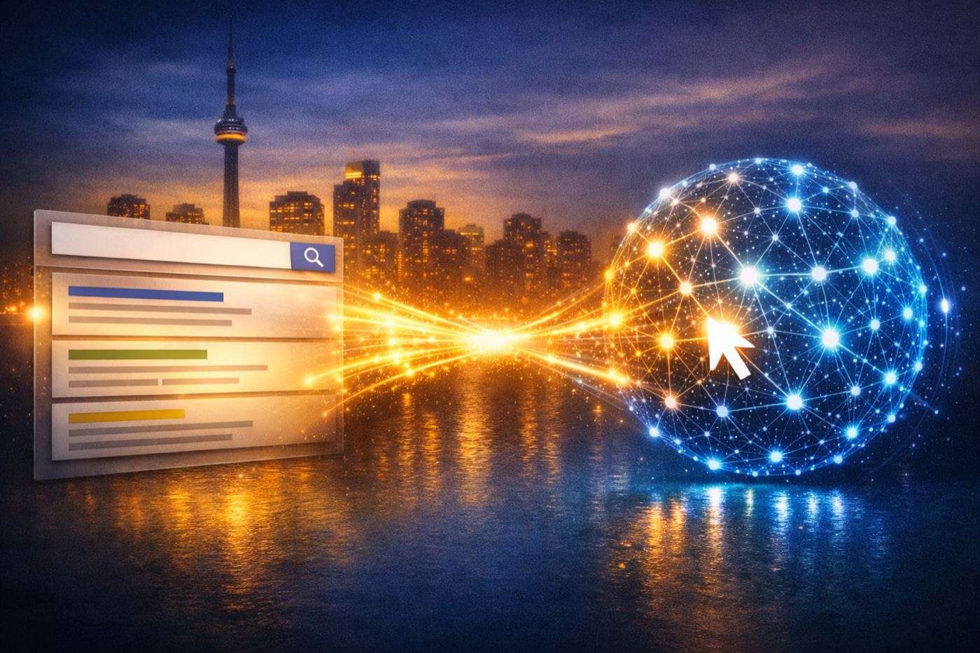 SEO agency Toronto. AI-rendered image.